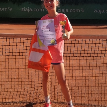 Irenka i Ignacy na podium Tenis 10.