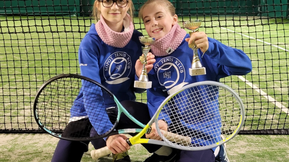 Zosia i Julka rozegrały dobry turniej w Gdyni.