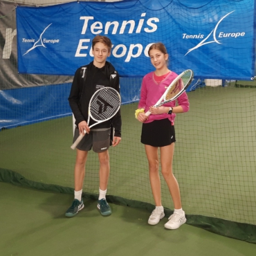 Zuzia i Mati reprezentantami Sopot Tenis Klub w turnieju głównym Tennis Europe U 14 Sobota Cup.