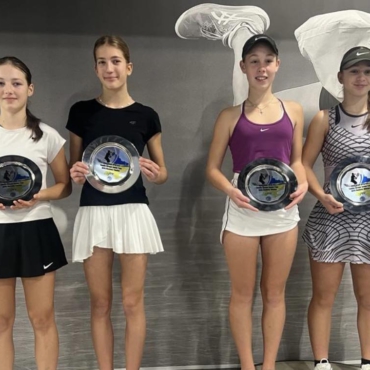 Zuzia – srebro w deblu w TE U14 w Lesznie