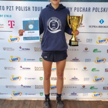 Pierwszy finał w singlu jako 13latka w turnieju Tennis Europe do lat 14