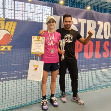 Julia Halową Wicemistrzynią Polski Młodziczek.