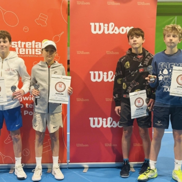 Leon i Robert dobry start w OTK U14 w Szczawnie Zdrój.