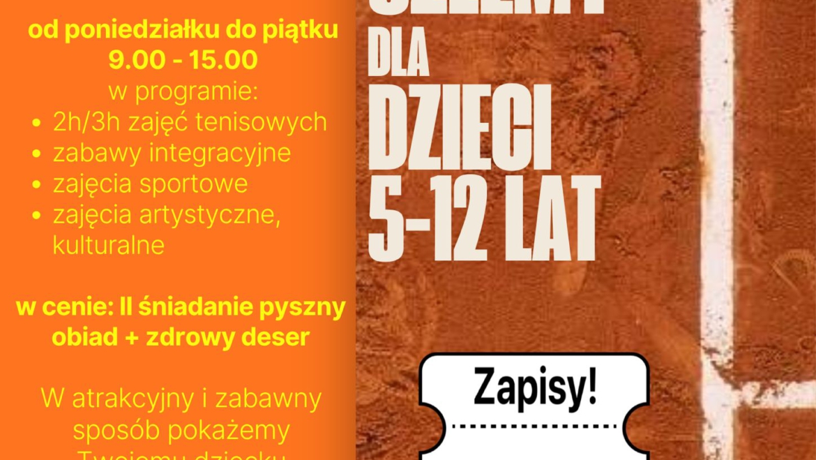 Sopockie Wielkie Szlemy – wakacyjne półkolonie STK Sopot!
